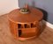 Teak Round Squared Drum Coffee Table from Nathan 3