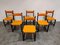 Brutalist Dining Chairs by Emiel Veranneman for Decoene, 1970s, Set of 6 6