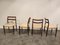 Vintage Palisander Dining Chairs, 1960s, Set of 4, Image 2