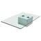 Concrete and Glass Coffee Table by Saporiti for Saporiti Italia 1