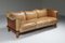 Camel Leather and Walnut Sofa by De Pas, Durbino Lomazzi for Padova, Italy, Image 3