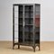 Vintage Iron and Glass Medical Display Cabinet, 1930s, Image 1