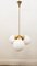 Lámpara de suspensión Sputnik con globos blancos brillantes, Imagen 13