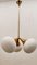 Lámpara colgante Sputnik de latón con tres suspensiones, Imagen 15