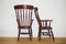English Victorian Windsor Farm Chairs, Set of 4, Image 4