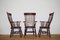 English Victorian Windsor Farm Chairs, Set of 4, Image 3