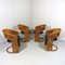 Rattan Dining Chairs, 1980s, Set of 4, Image 4