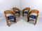 Rattan Dining Chairs, 1980s, Set of 4 1