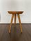 Vintage Solid Elm Side Table, 1950s 3