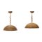 Rattan Ceiling Lamps, 1970s, Set of 2, Image 2