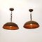 Rattan Ceiling Lamps, 1970s, Set of 2 13