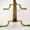 Antique Neoclassical Style Brass Cheval Mirror by Peerage 5
