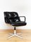 Sedia esecutiva vintage in pelle di Charles Pollock per Knoll Inc. / Knoll International, anni '70, Immagine 1