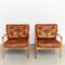 Mid-Century Cherry Lounge Chair by Eugen Schmidt for Soloform, 1950s, Set of 2 1