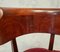 Restaurierter Schreibtischstuhl aus kubanischem Mahagoni, 19. Jh 11