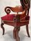 Restoration Period Desk Chair in Cuban Mahogany, 19th-Century 7