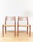 No. 78 Teak Dining Chairs by Niels Otto (N.O.) Møller for J.L. Møllers, Set of 2, Image 9