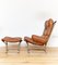 Wing Chair and Ottoman by Ingmar Relling for Westnofa, Set of 2 17