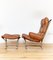 Wing Chair and Ottoman by Ingmar Relling for Westnofa, Set of 2, Image 17