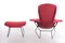 Model Bird Armchair with Ottoman by Harry Bertoia for Knoll, 1970s, Set of 2, Image 4