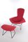 Model Bird Armchair with Ottoman by Harry Bertoia for Knoll, 1970s, Set of 2 1