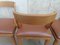 Vintage Leather & Wooden Chairs, 1960s, Set of 6, Image 2