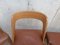 Vintage Leather & Wooden Chairs, 1960s, Set of 6, Image 9