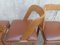 Vintage Leather & Wooden Chairs, 1960s, Set of 6 8