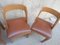 Vintage Leather & Wooden Chairs, 1960s, Set of 6 5