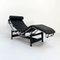 Fauteuil LC4 Noir par Le Corbusier pour Cassina, 1970s 1