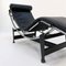 Black LC4 Lounge Chair by Le Corbusier for Cassina, 1970s 5