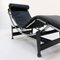 Black LC4 Lounge Chair by Le Corbusier for Cassina, 1970s, Image 5