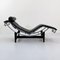 Black LC4 Lounge Chair by Le Corbusier for Cassina, 1970s 2