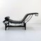 Schwarzer LC4 Sessel von Le Corbusier für Cassina, 1970er 4