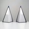 Postmodern Pyramid Lamps by Zonca Italy, 1980s, Set of 2 1