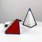 Postmodern Pyramid Lamps by Zonca Italy, 1980s, Set of 2 5
