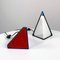 Postmoderne Pyramid Lampen von Zonca Italy, 1980er, 2er Set 5