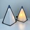 Postmodern Pyramid Lamps by Zonca Italy, 1980s, Set of 2 3