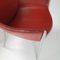 Red Leather and Aluminium Duna Chairs by Jorge Pensi for Cassina, 1990s, Set of 4, Image 12
