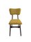 20th Century Chairs in Mustard Wool and Wood, 1960s, Set of 6 6