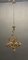 Italian Tole and Ceramic Rose Chandelier 5