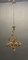 Lámpara de araña italiana con rosas de cerámica, Imagen 5