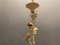 Italian Tole and Ceramic Rose Chandelier 3