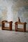 Mid-Century Brutalist Nightstands in Solid Pine, 1970s, Denmark, Set of 2, Image 8