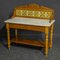 Late Victorian Pine Washstand with Marble Top 7