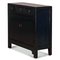 Dark Blue Lacquer Side Cabinet, Image 4
