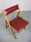 Vintage Red Eden Folding Chair by Gio Ponti 9