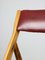 Vintage Red Eden Folding Chair by Gio Ponti 6