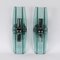 Sconces in Murano Crystal from Veca, Set of 2 1