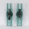 Sconces in Murano Crystal from Veca, Set of 2, Image 1